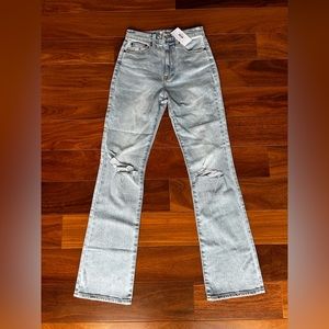 NWT Pistola Dana High Rose Boot Jean. Size 26. Nelson Wash.